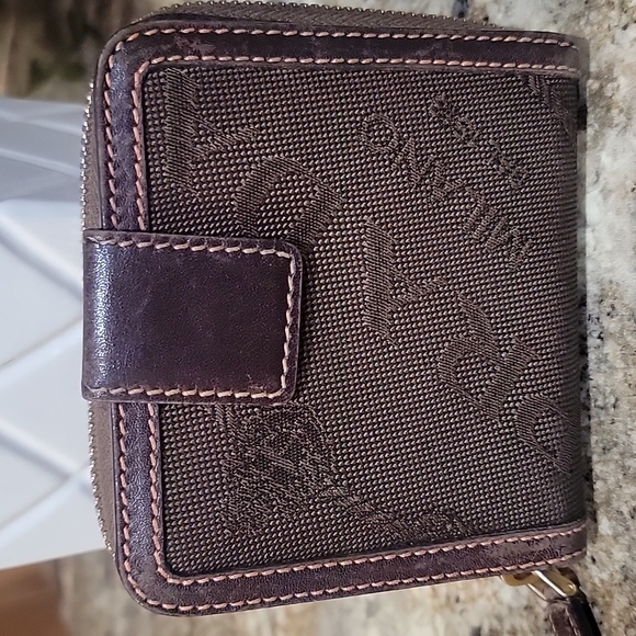 PRADA EUC Logo Jacquard Canvas Wallet - Picture 2 of 8